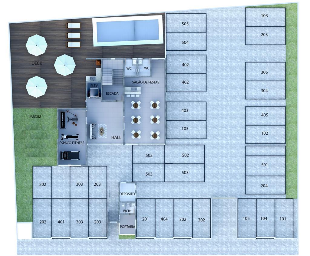 Apartamento à venda com 2 quartos, 57m² - Foto 21