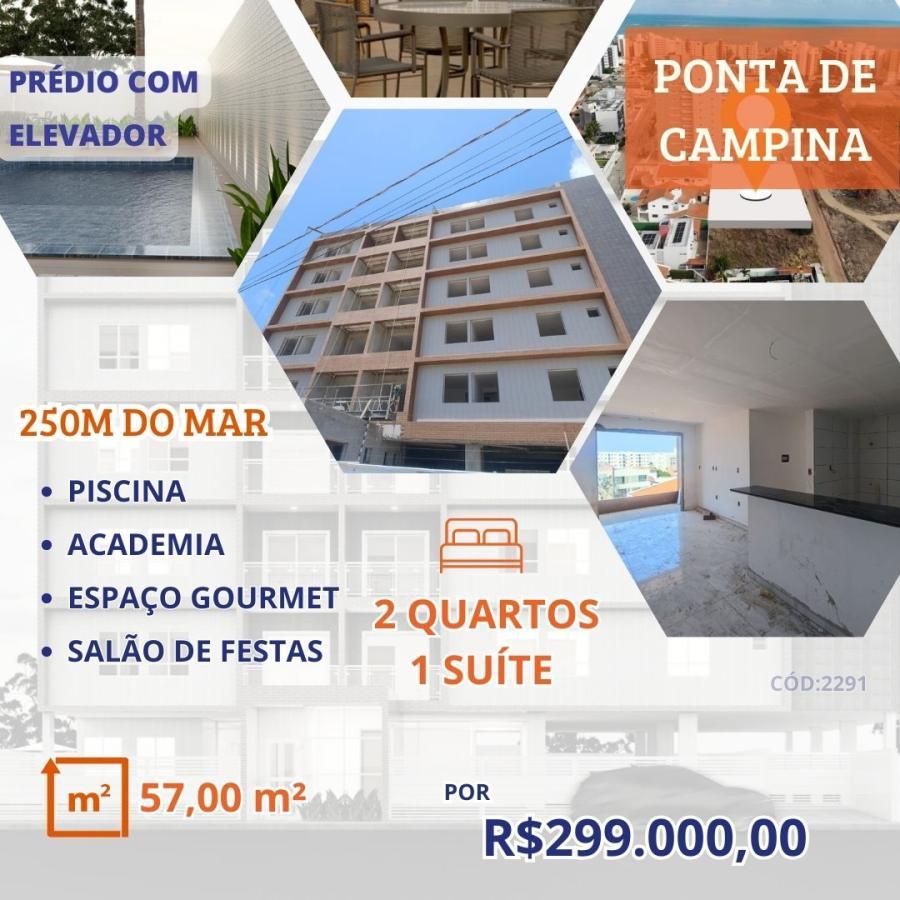 Apartamento à venda com 2 quartos, 57m² - Foto 1